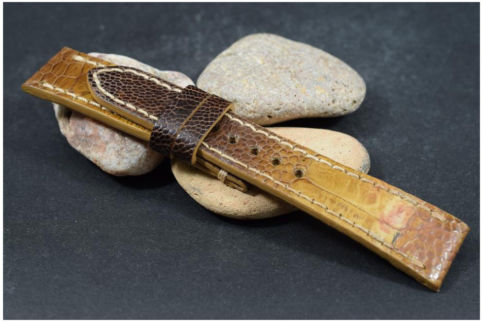261 OSTRICH LEG - BROWN WALNUT 20/18  115/75 MM