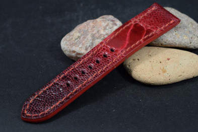 269 OSTRICH LEG - RED  24/22  130/80 MM