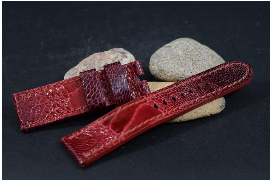 269 OSTRICH LEG - RED  24/22  130/80 MM