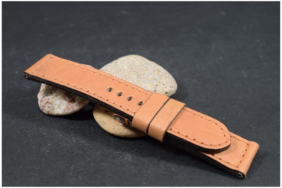 784 CALF MARRON TAN 24/24 130/80 MM