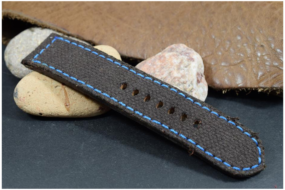 795 CANVAS - MARRON AZUL 24/24 130/80 MM