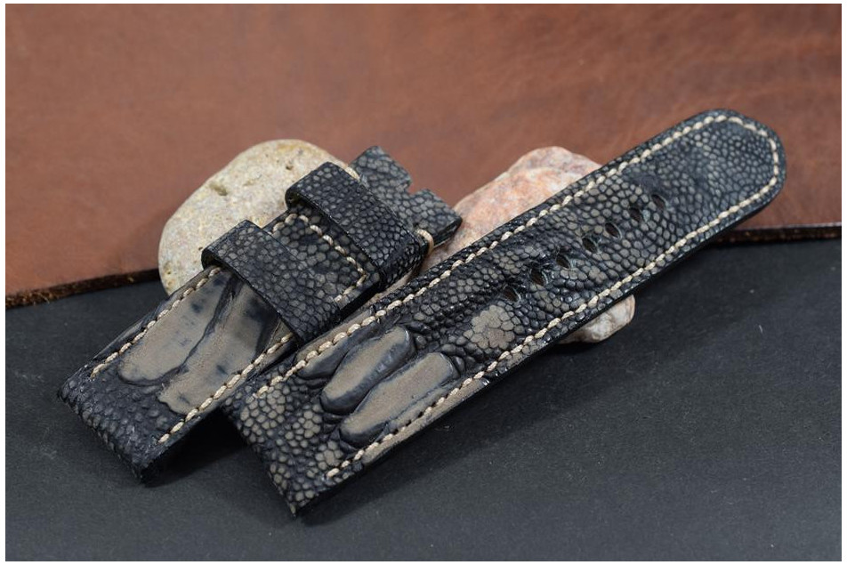 275 OSTRICH LEG - BLACK FANTASY  24/24  130/80 MM