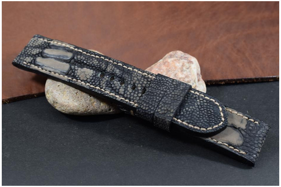 275 OSTRICH LEG - BLACK FANTASY  24/24  130/80 MM