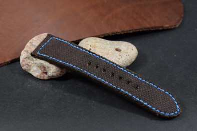 831 CANVAS - MARRON AZUL 26/22 130/80 MM