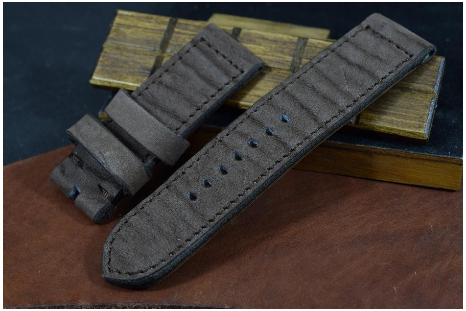 834 NUBUCK CRAZY COW BROWN  26/26 130/80 MM