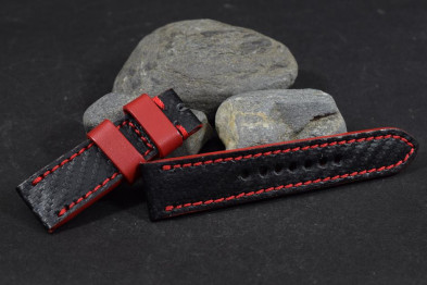 854 CARBONO NEGRO - ROJO  21/20 115/75 MM