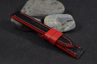 854 CARBONO NEGRO - ROJO  21/20 115/75 MM