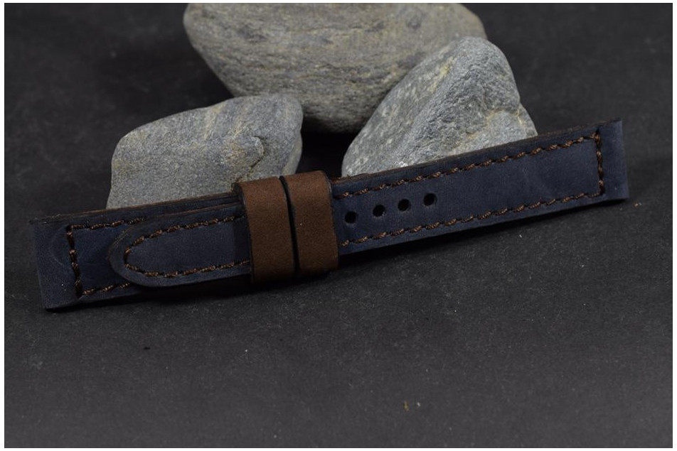 878 NOBUCK - AZUL MARRON  20/18 130/80 MM