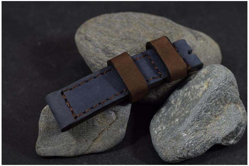 878 NOBUCK - AZUL MARRON  20/18 130/80 MM