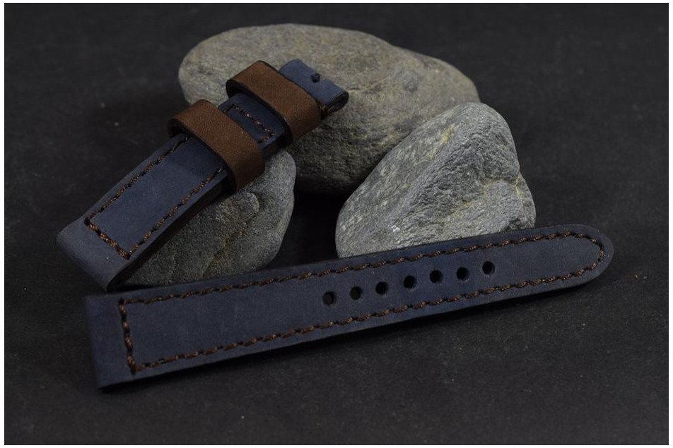 878 NOBUCK - AZUL MARRON  20/18 130/80 MM