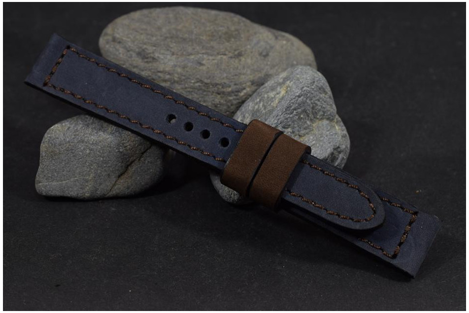 878 NOBUCK - AZUL MARRON  20/18 130/80 MM