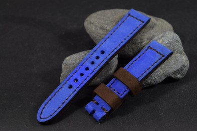 879 NUBUK - NAVY BLAU BRAUN  20/18 130/80 MM