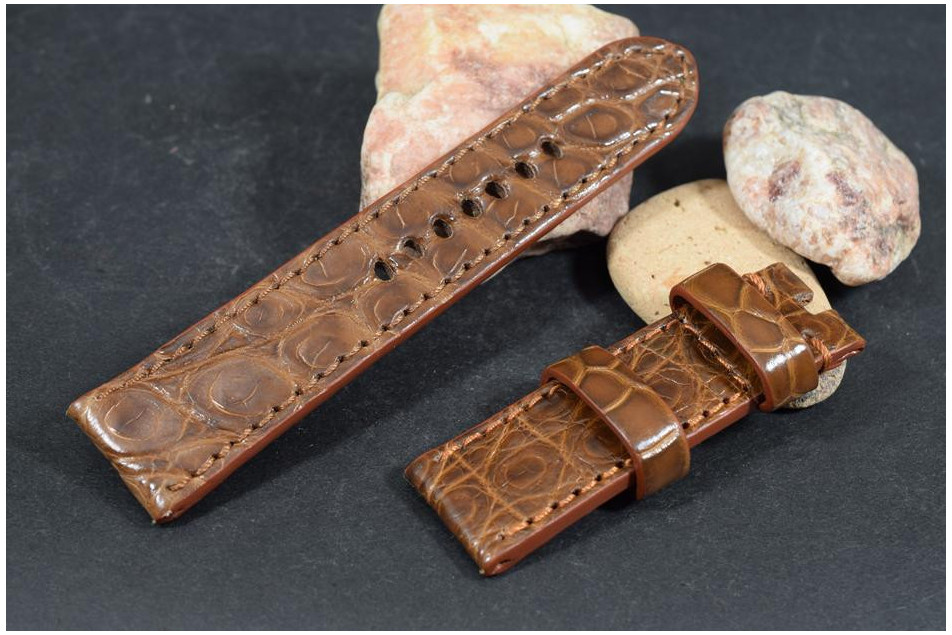 313 CROCODILE - BROWN HAVANA 24/22 130/80 MM
