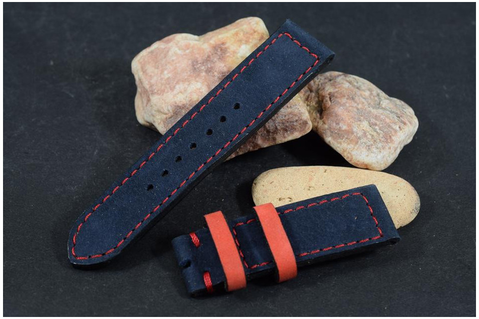 945 NUBUCK - BLUE RED  22/20 - 115/75 MM