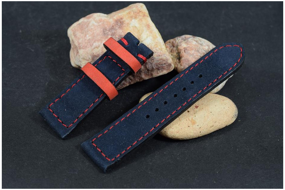 945 NUBUCK - BLUE RED  22/20 - 115/75 MM