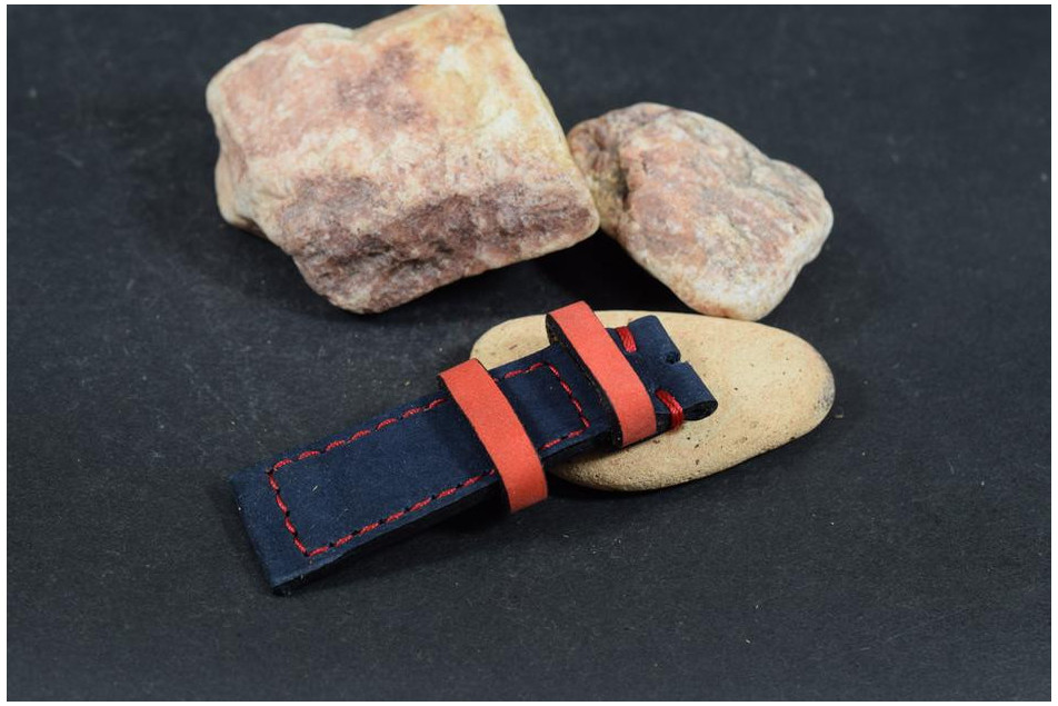 945 NUBUCK - BLUE RED  22/20 - 115/75 MM