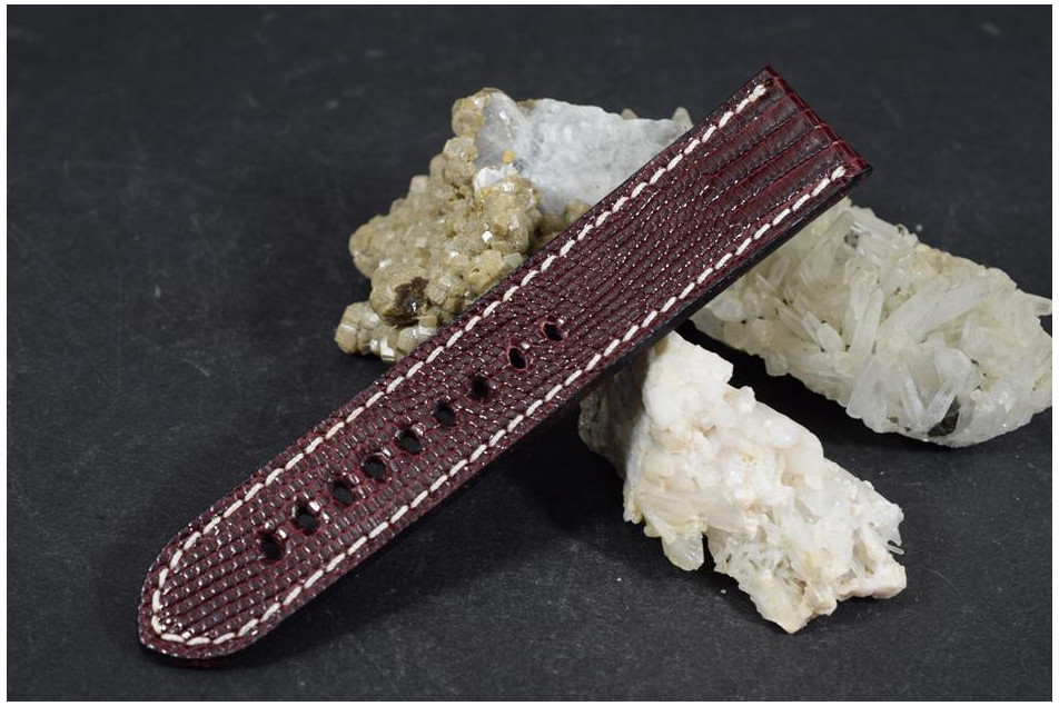 322 LIZARD - BURGUNDY II  24/22  130/80 MM