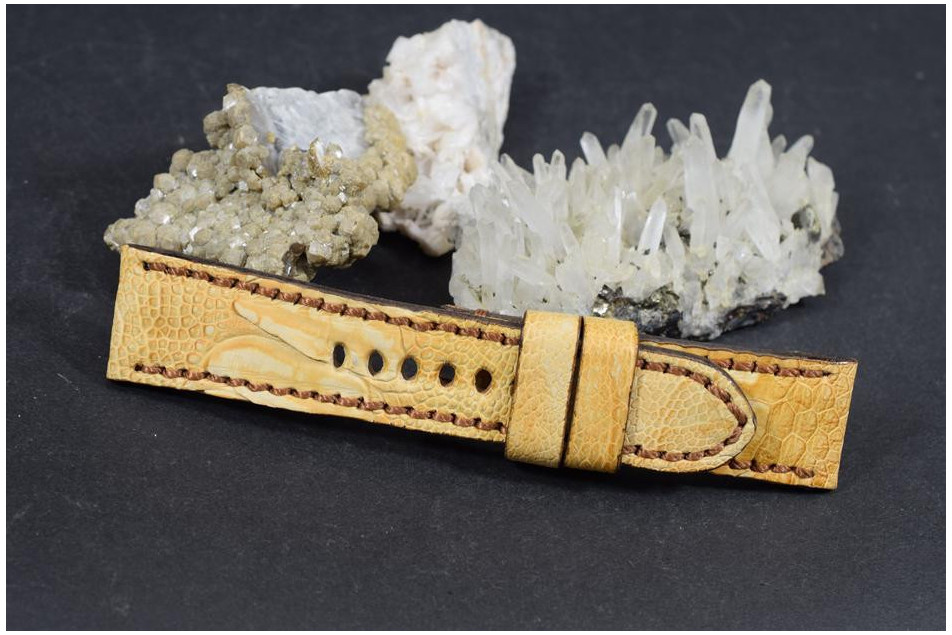 331 OSTRICH LEG - BROWN GOLD  24/22  115/75 MM