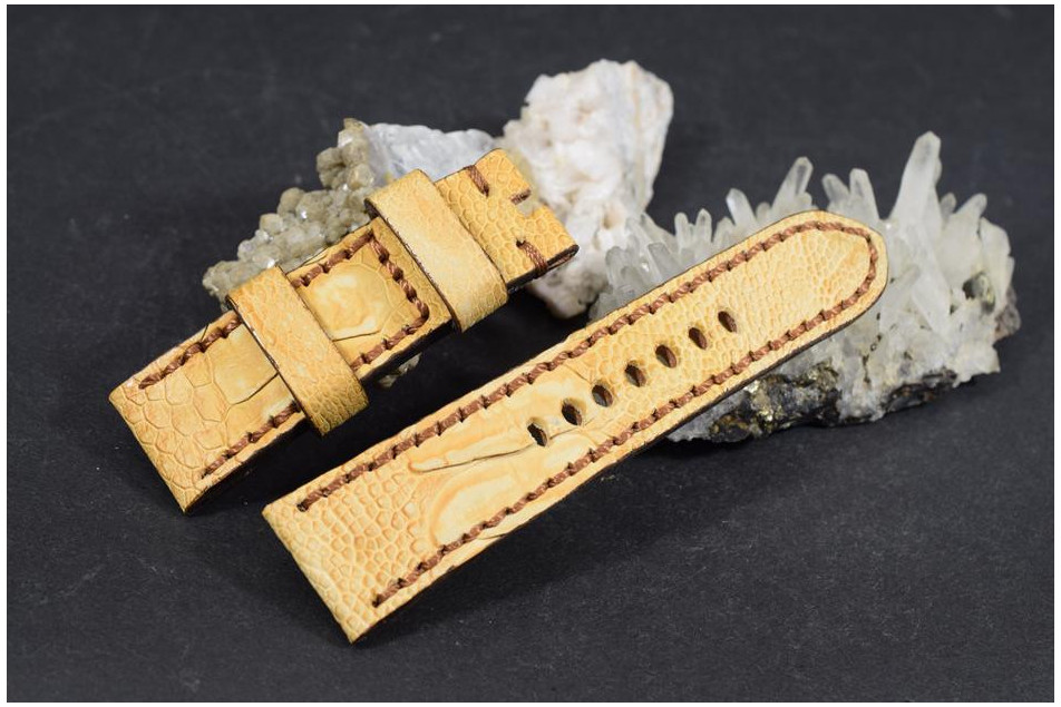 331 OSTRICH LEG - BROWN GOLD  24/22  115/75 MM