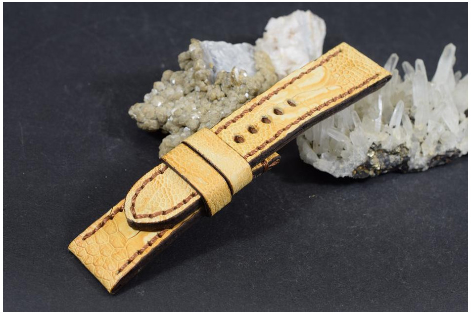 331 OSTRICH LEG - BROWN GOLD  24/22  115/75 MM