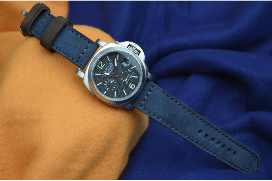 NOBUCK FOREST - AZUL MARRON