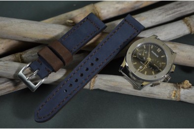 NOBUCK FOREST - AZUL MARRON