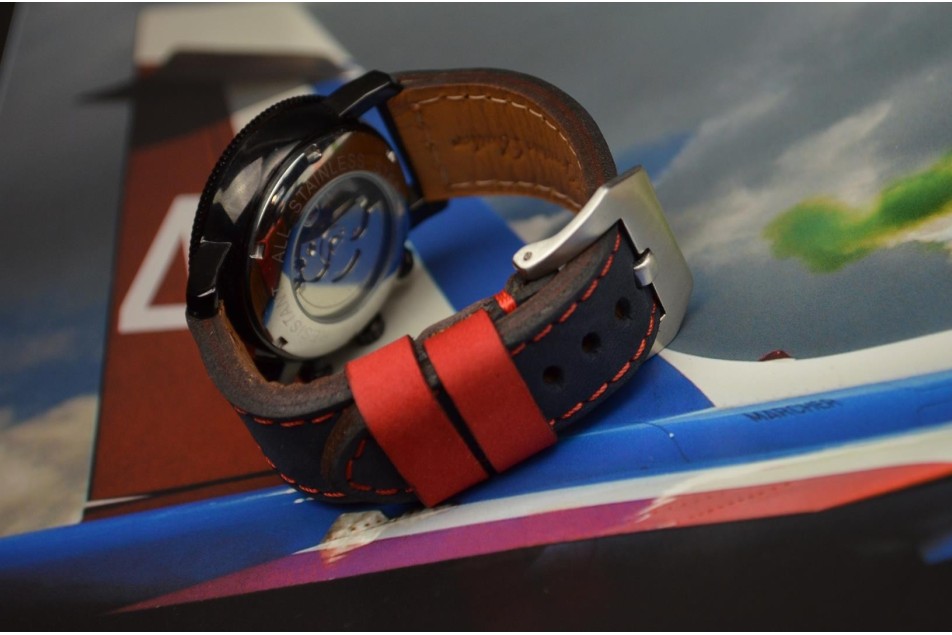 NUBUCK FOREST - BLUE RED