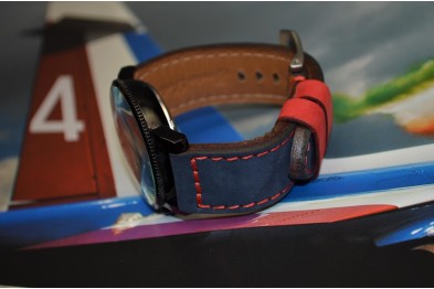 NUBUCK FOREST - BLUE RED