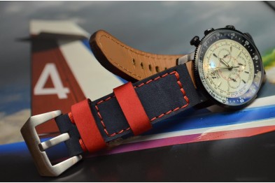 NUBUCK FOREST - BLUE RED