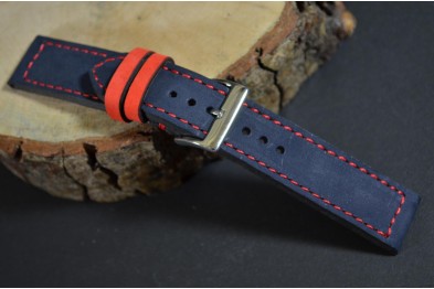 NUBUCK FOREST - BLUE RED