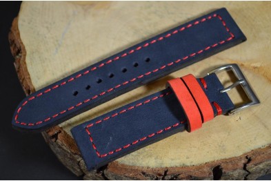 NUBUCK FOREST - BLUE RED