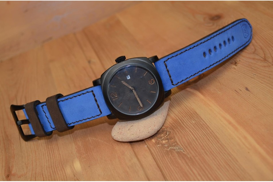 NUBUK FOREST - NAVY BLAU - BRAUN