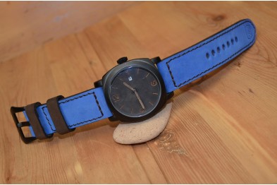 NUBUK FOREST - NAVY BLAU - BRAUN