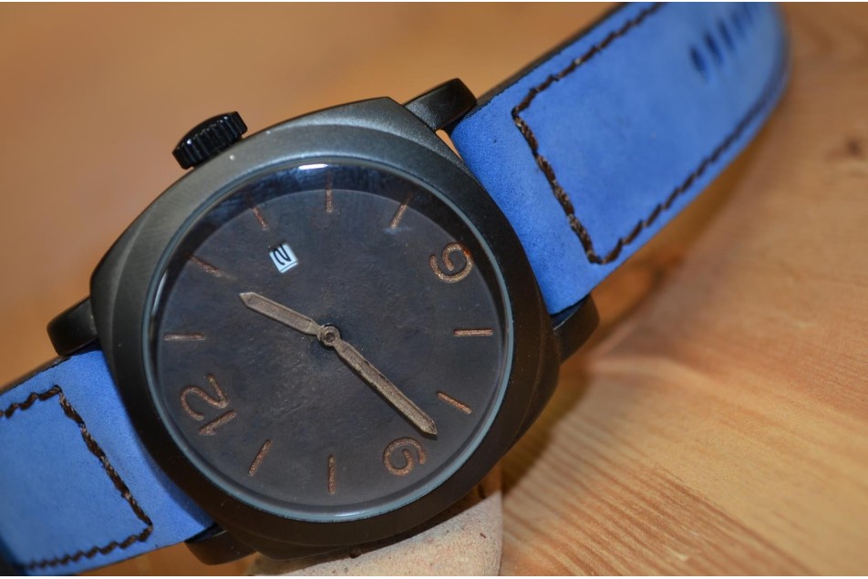 NOBUCK FOREST - AZUL NAVY - MARRON