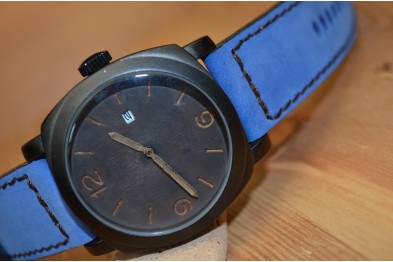 NUBUK FOREST - NAVY BLAU - BRAUN