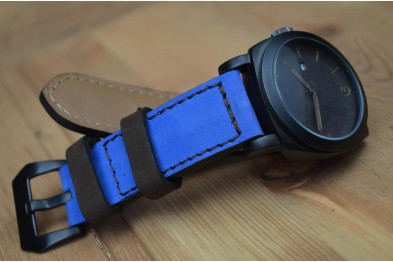 NUBUK FOREST - NAVY BLAU - BRAUN