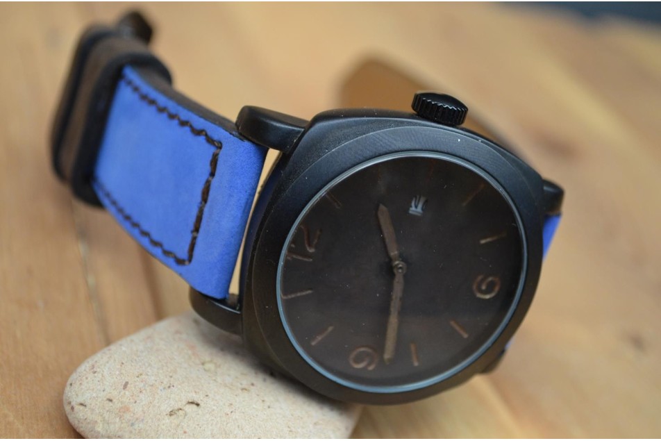 NOBUCK FOREST - AZUL NAVY - MARRON