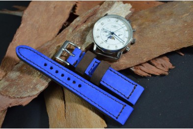 NOBUCK FOREST - AZUL NAVY - MARRON