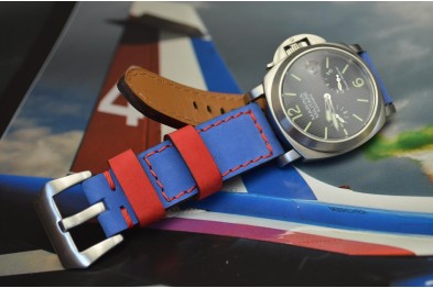 NUBUCK FOREST - NAVY BLUE - RED