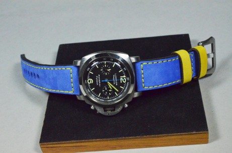 NUBUCK FOREST - NAVY BLUE - YELLOW