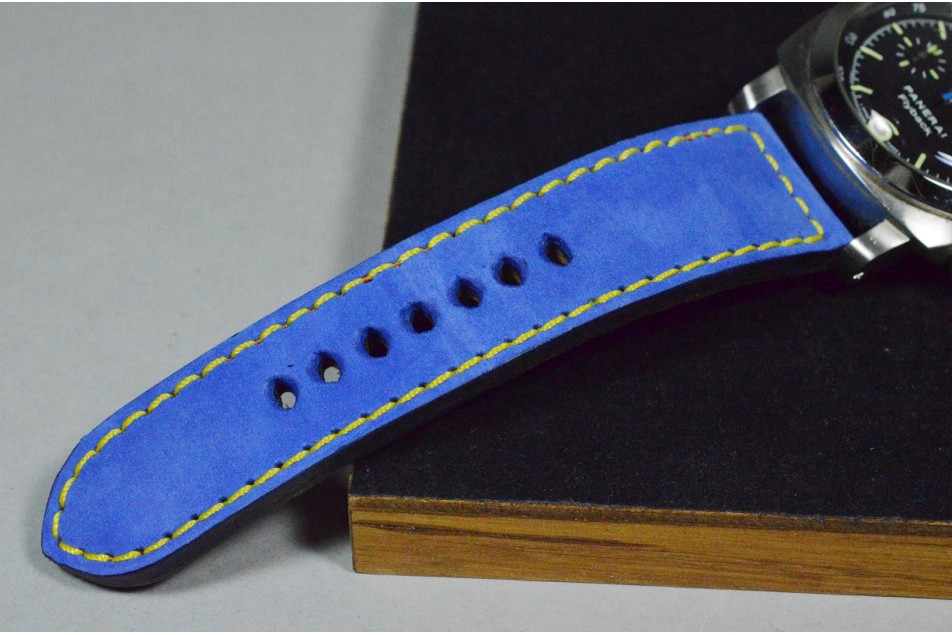 NUBUK FOREST - NAVY BLAU - GELB