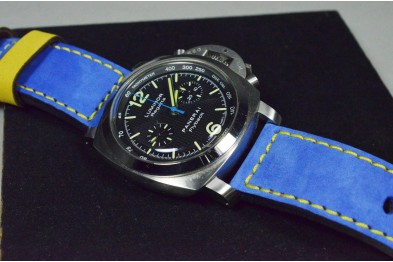 NUBUK FOREST - NAVY BLAU - GELB
