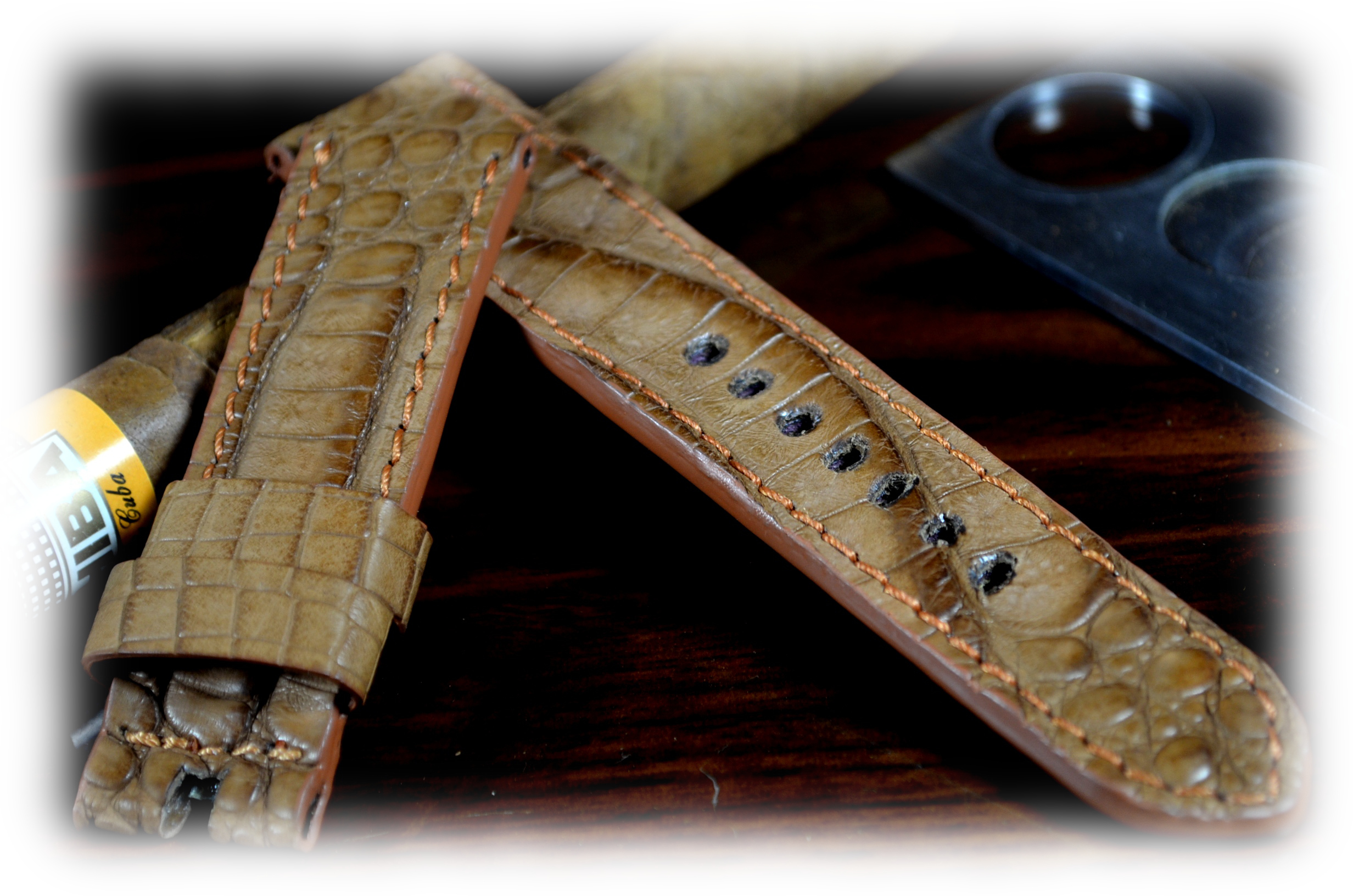 Correas de reloj de piel artesanales hechas a mano en piel de Ubrique